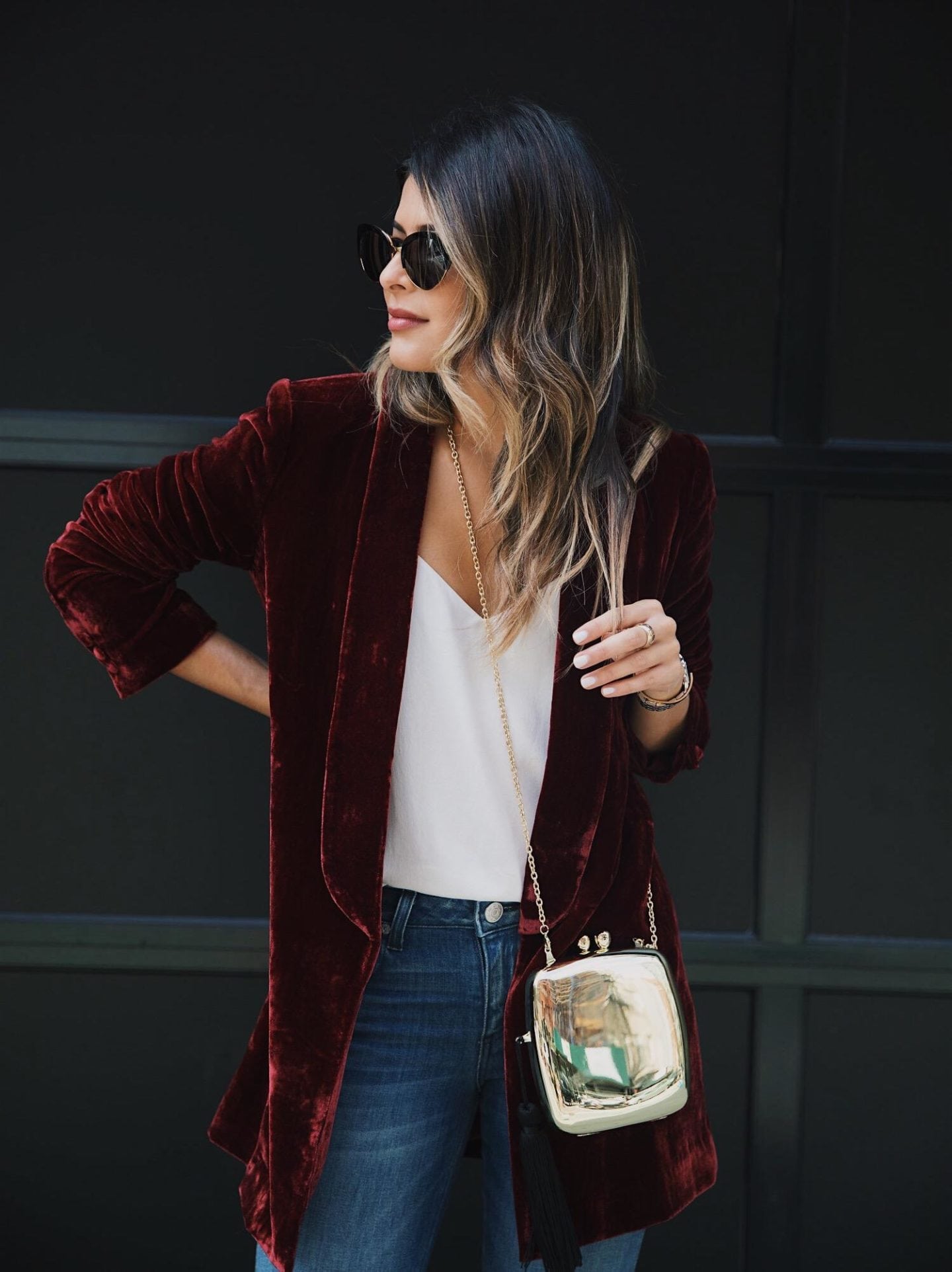 coat to wear with velvet dress