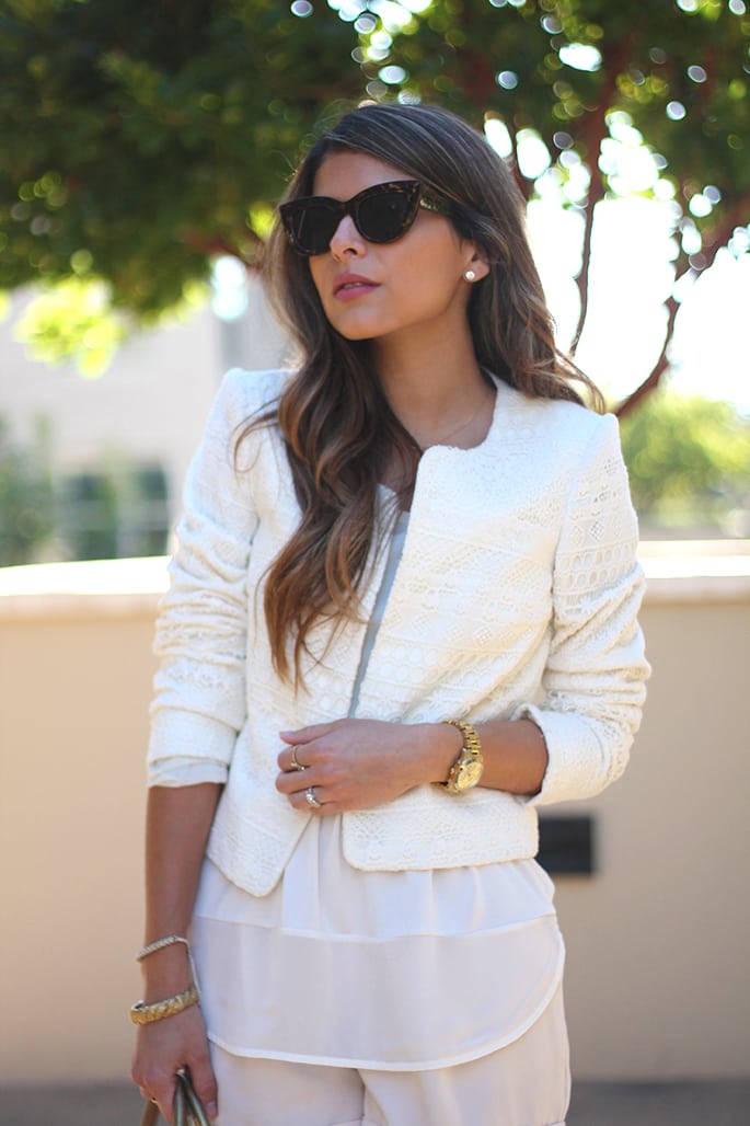 Lace on sale jacket outfit