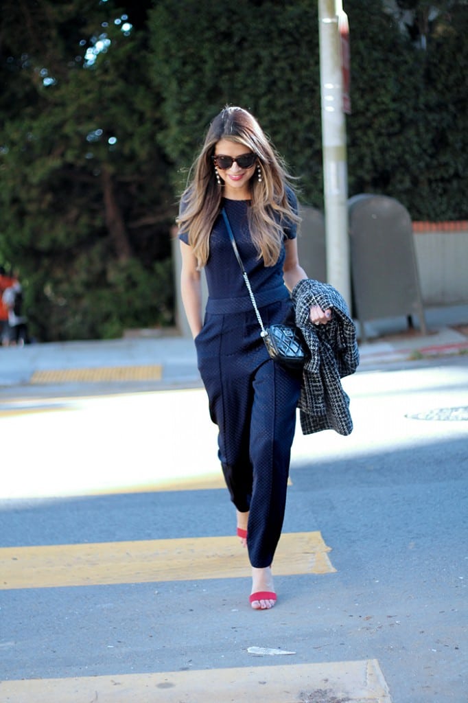 navy jumpsuit formal