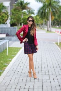 Red Blazer and Plaid Shorts - Pam Hetlinger: The Girl From Panama. www.thegirlfrompanama.com