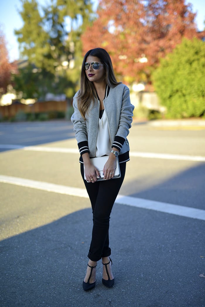 Casual Friday – J. Crew Varsity Jacket - The Girl from Panama