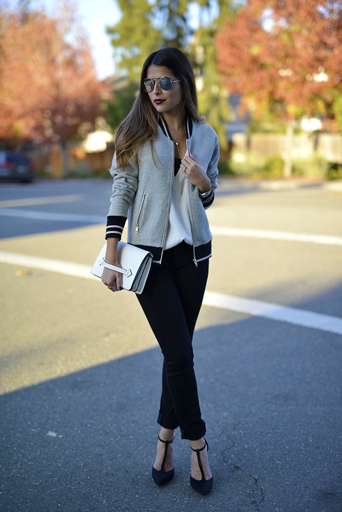 Casual Friday – J. Crew Varsity Jacket - The Girl from Panama