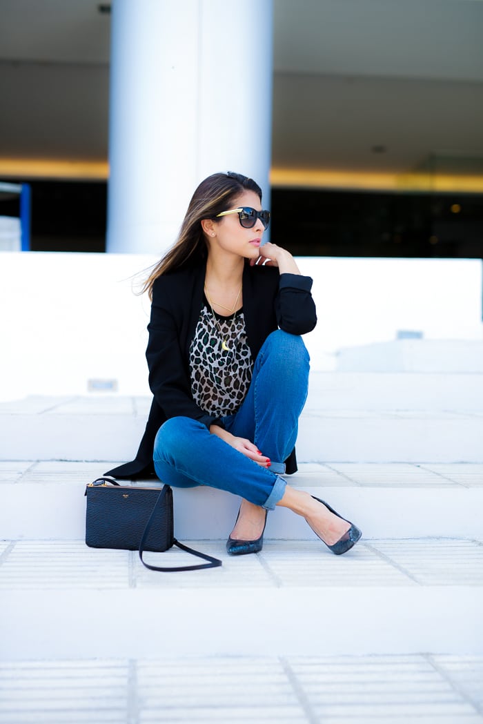 Sheer Top & Denim