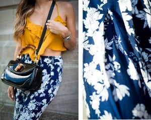 Pam_Hetlinger_The_Girl_From_Panama_Floral_Pants_Mustard_Crop_Top_Gucci_Bamboo
