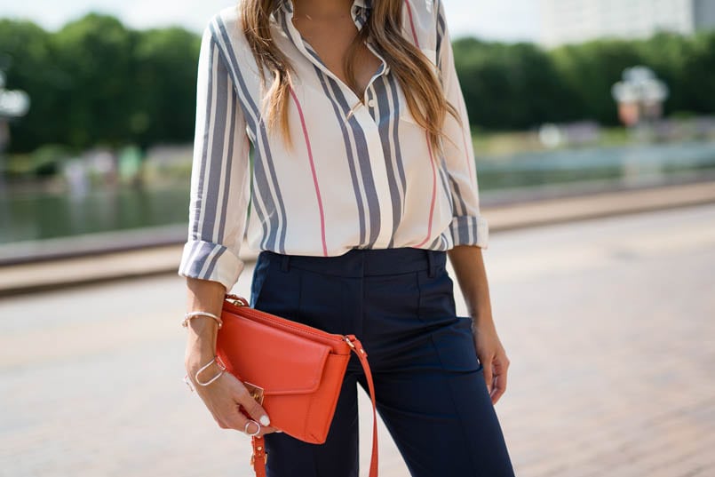 Tommy_Hilfiger_SILK_STRIPE_BLOUSE_cropped_trouser_heeled_ankle_strap_sandal_Pam_Hetlinger_The_Girl_From_Panama