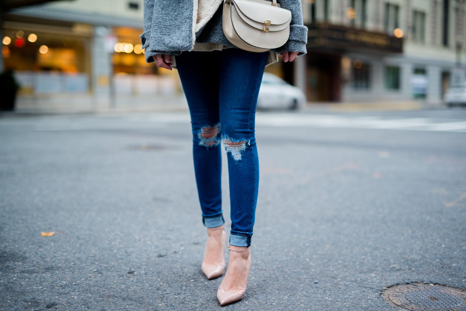 casual wear with heels