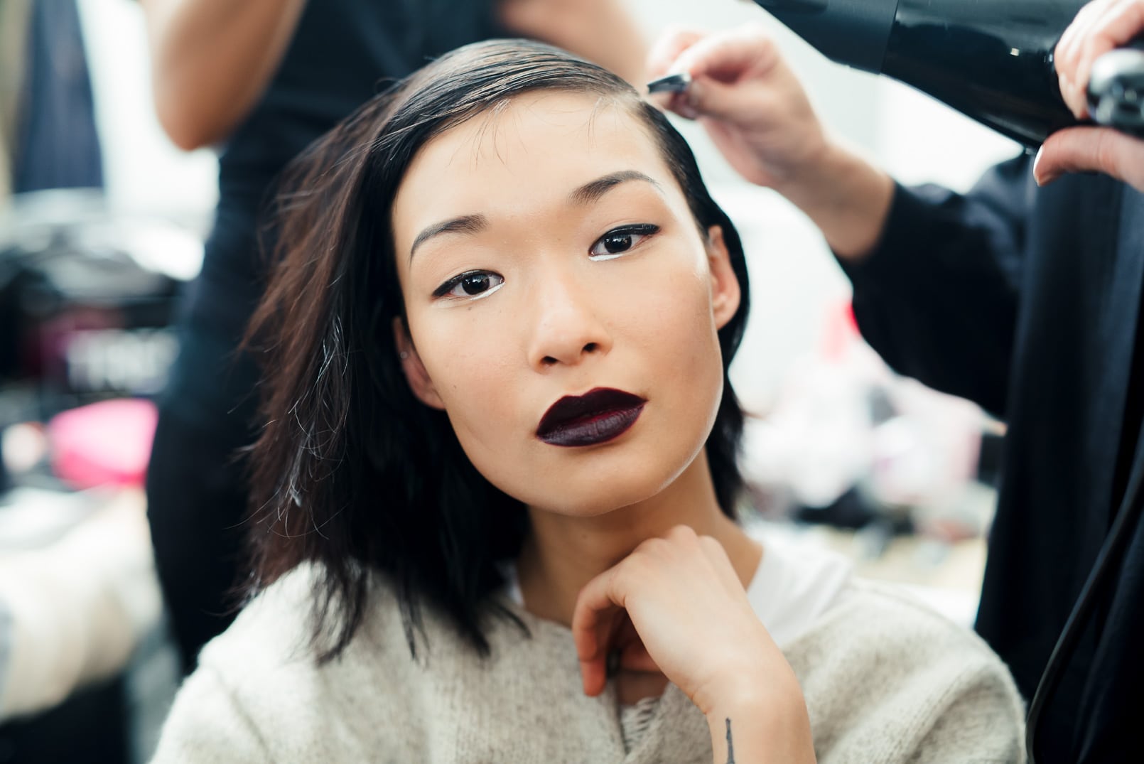 Pam Hetlinger, The Girl From Panama backstage at the Marissa Webb Show