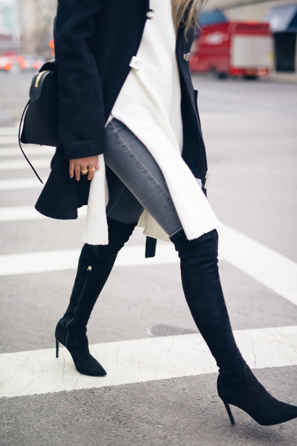 Wardrobe Essential: Black Over-the-knee boots - The Girl from Panama