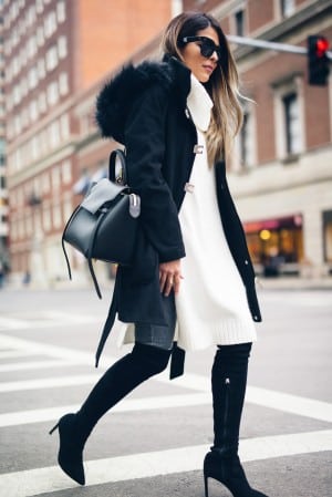 Celine over best sale the knee boots