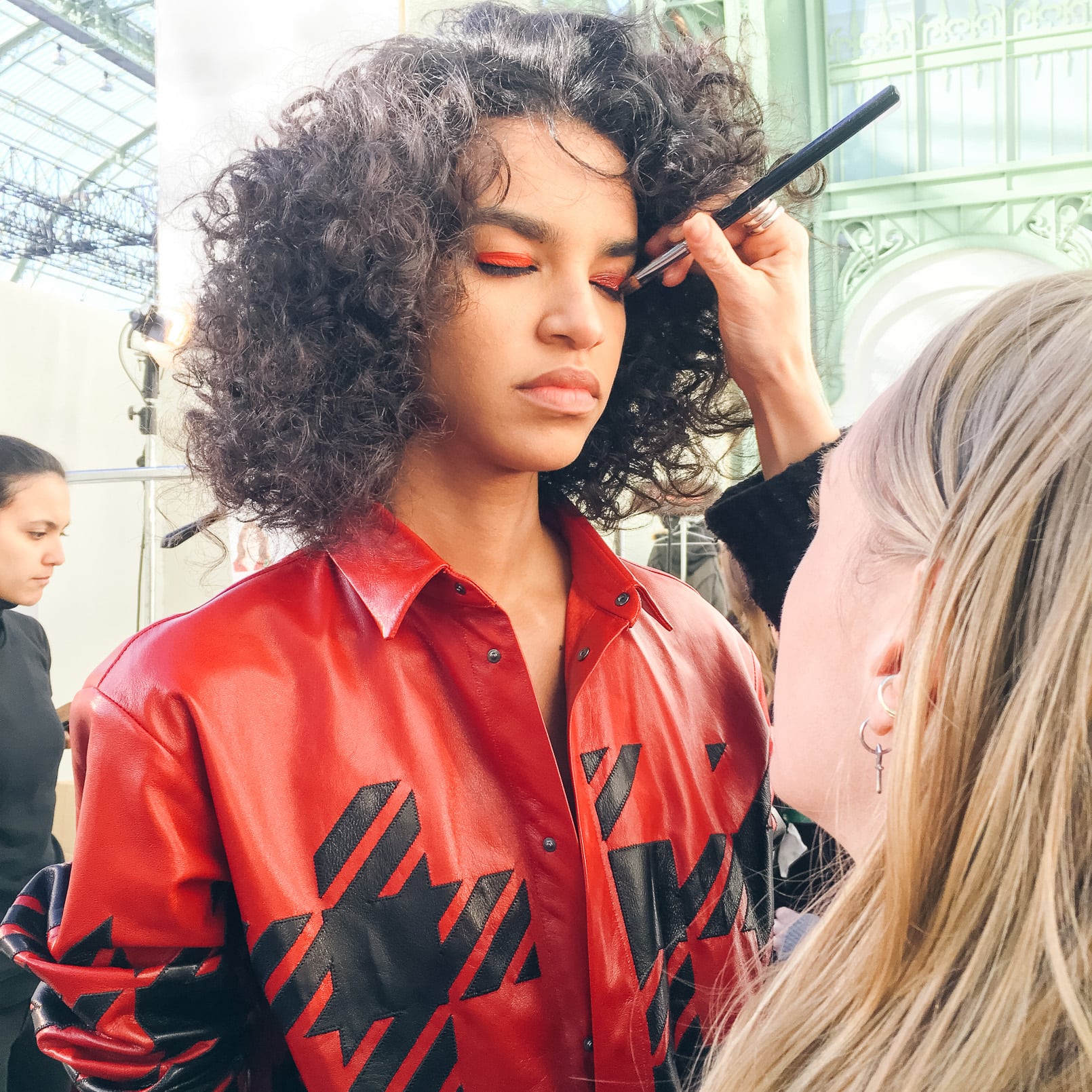 Barbara Bui FW16 backstage show with M.A.C Cosmetics, Pam Hetlinger, The Girl From Panama-7