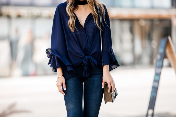 How to Style a Ruffle Top - The Girl from Panama