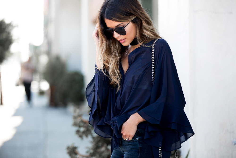 How to Style a Ruffle Top - The Girl from Panama