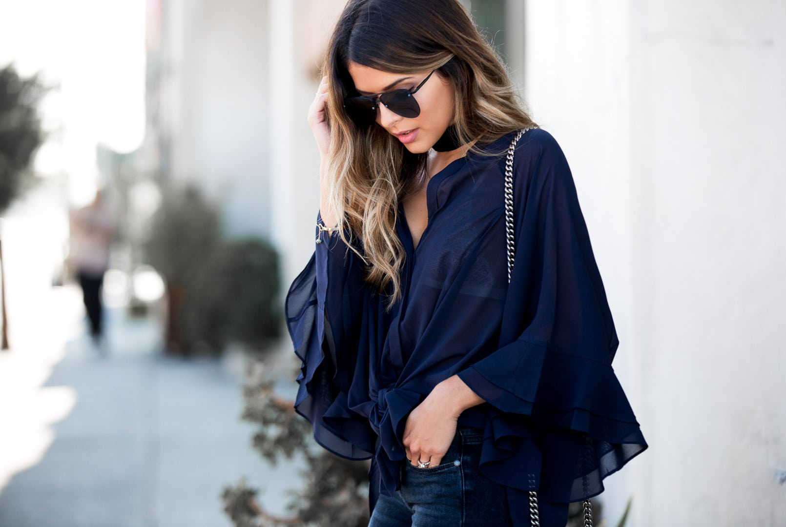 How to style a Ruffle Top | The Girl From Panama @pamhetlinger