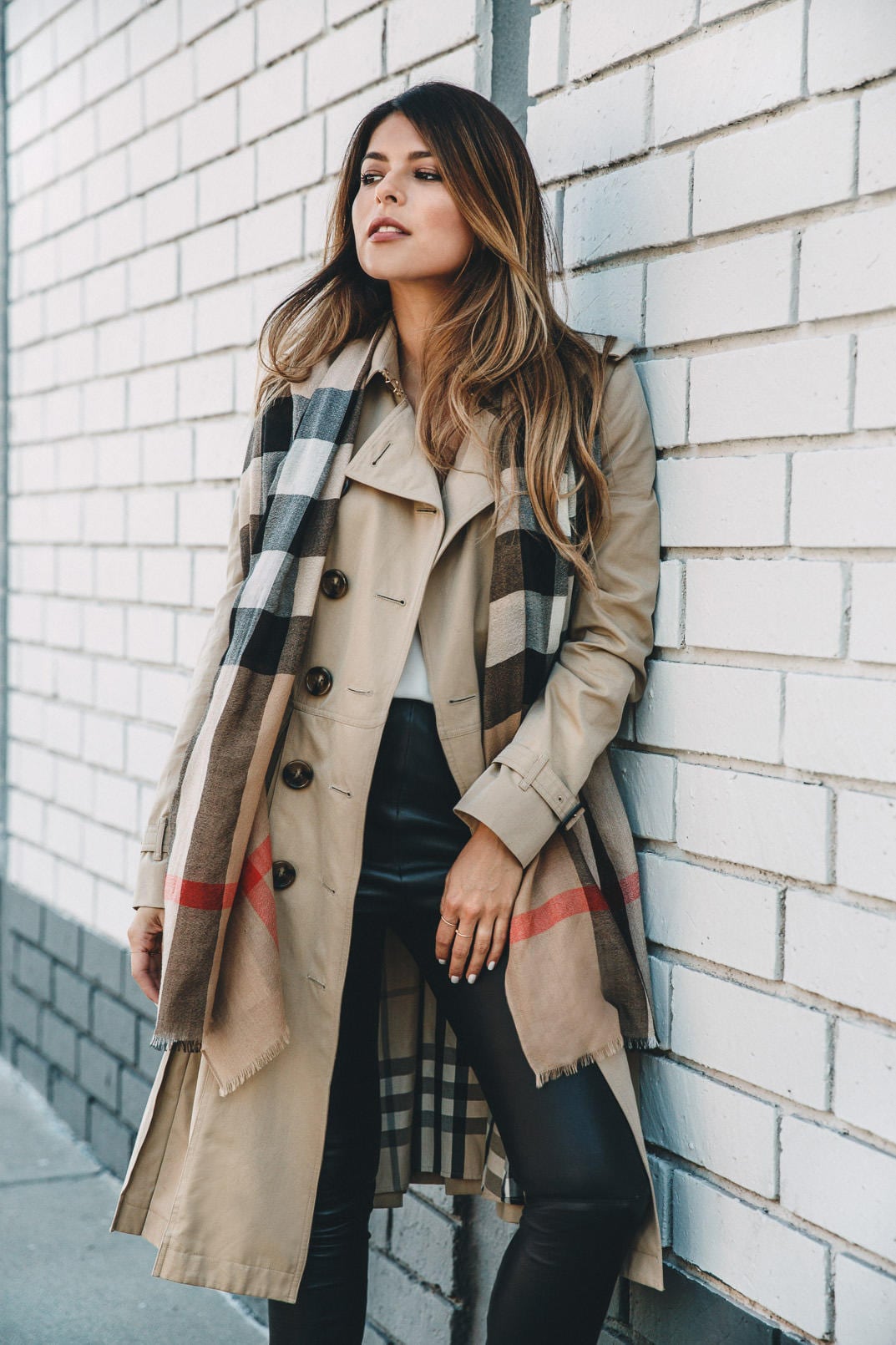 burberry trench scarf