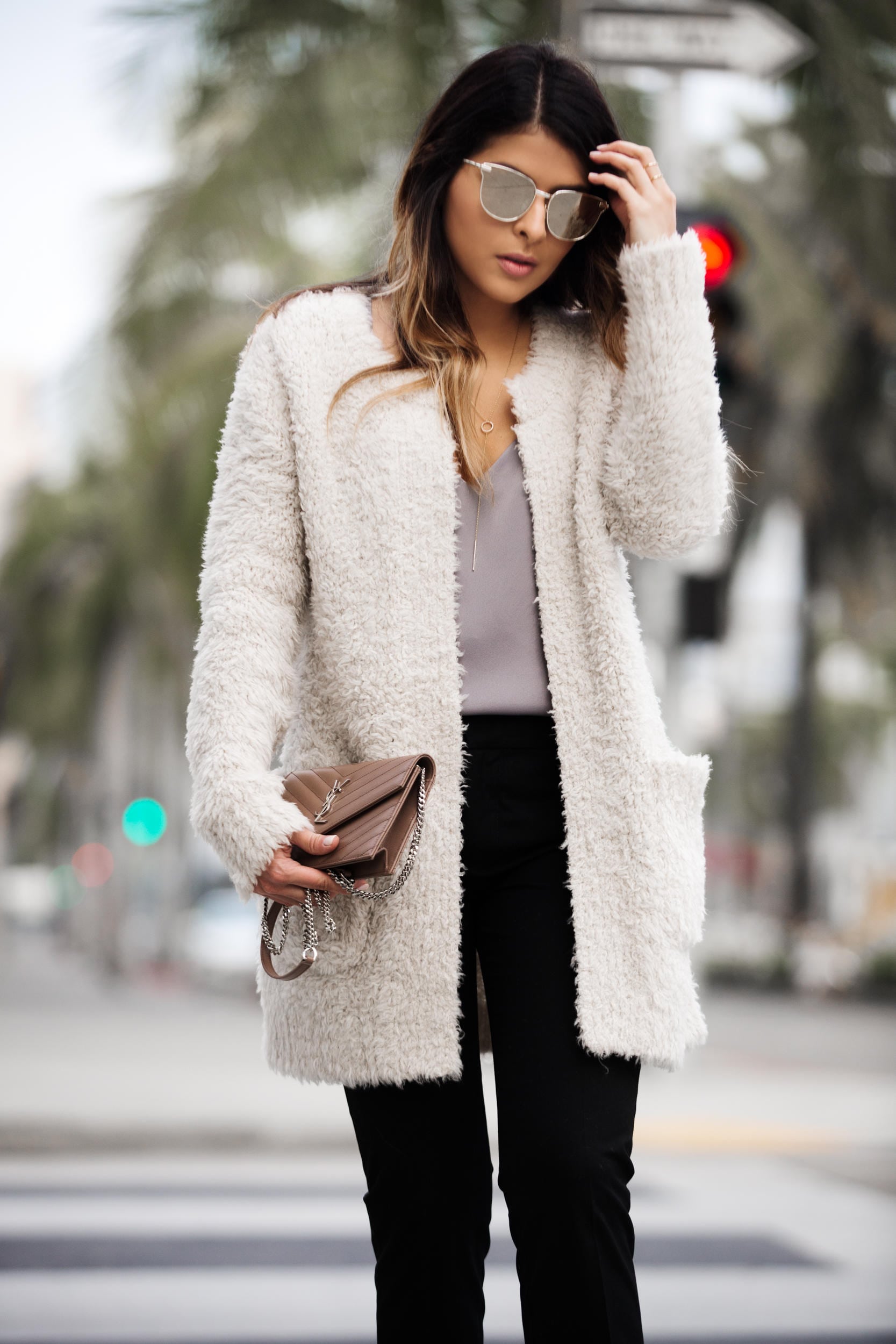 Teddy Coat Outfit - STYLETHEGIRL