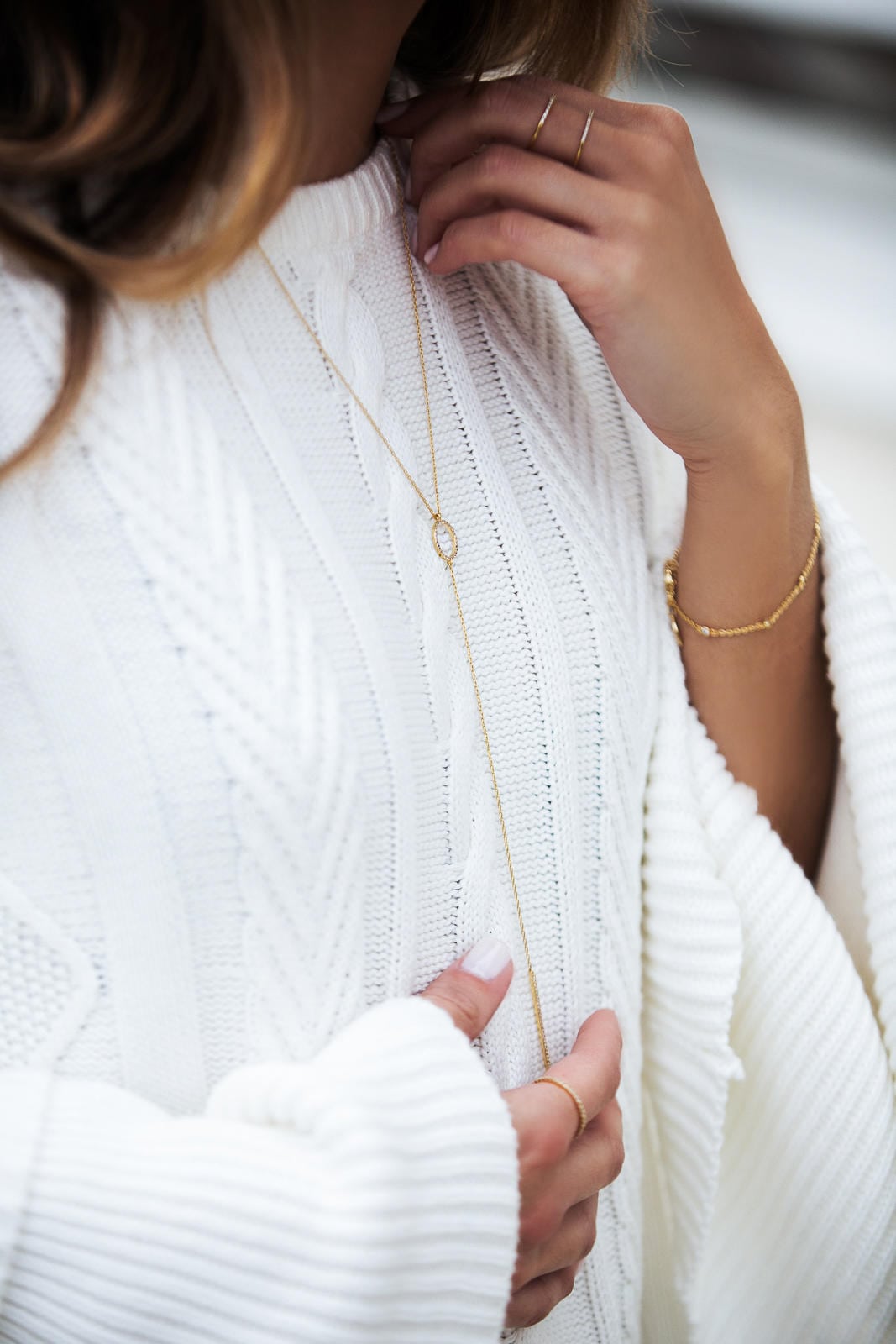 How To Style Dainty Jewelry | The Girl From Panama