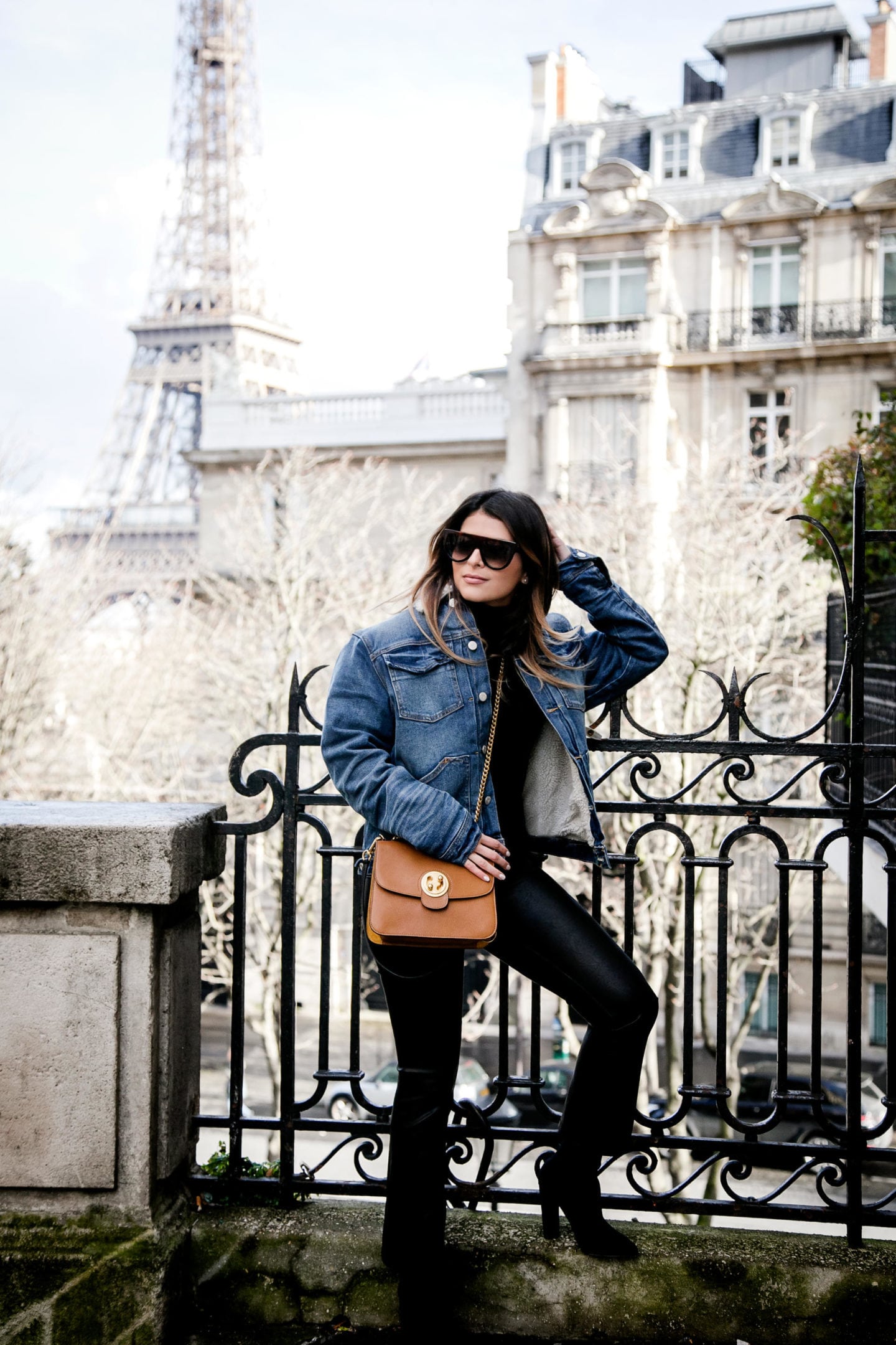 Chloe Mily bag, jean jacket, The Girl From Panama