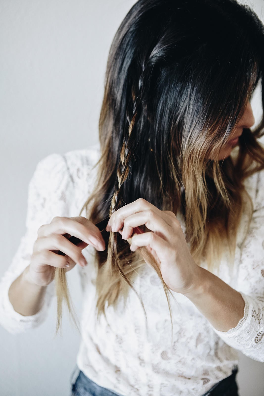 3 easy hairstyles - Messy Braided Bun |The Girl From Panama