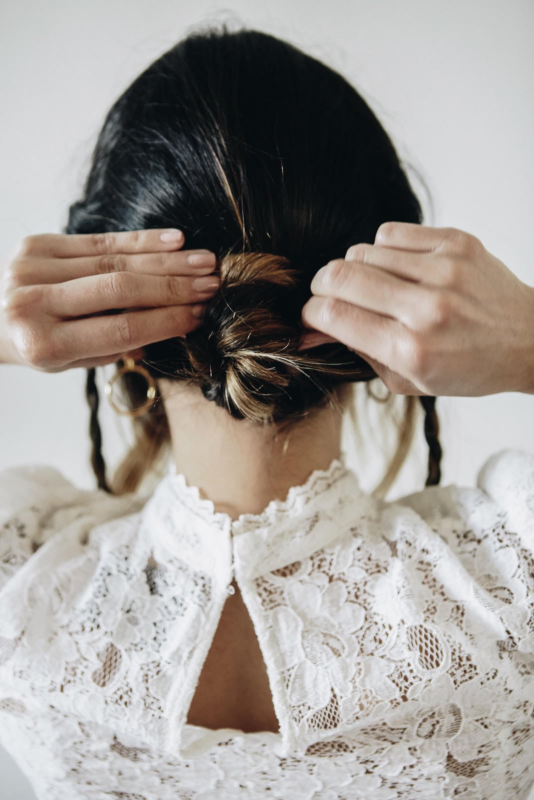 3 easy hairstyles - Messy Braided Bun |The Girl From Panama