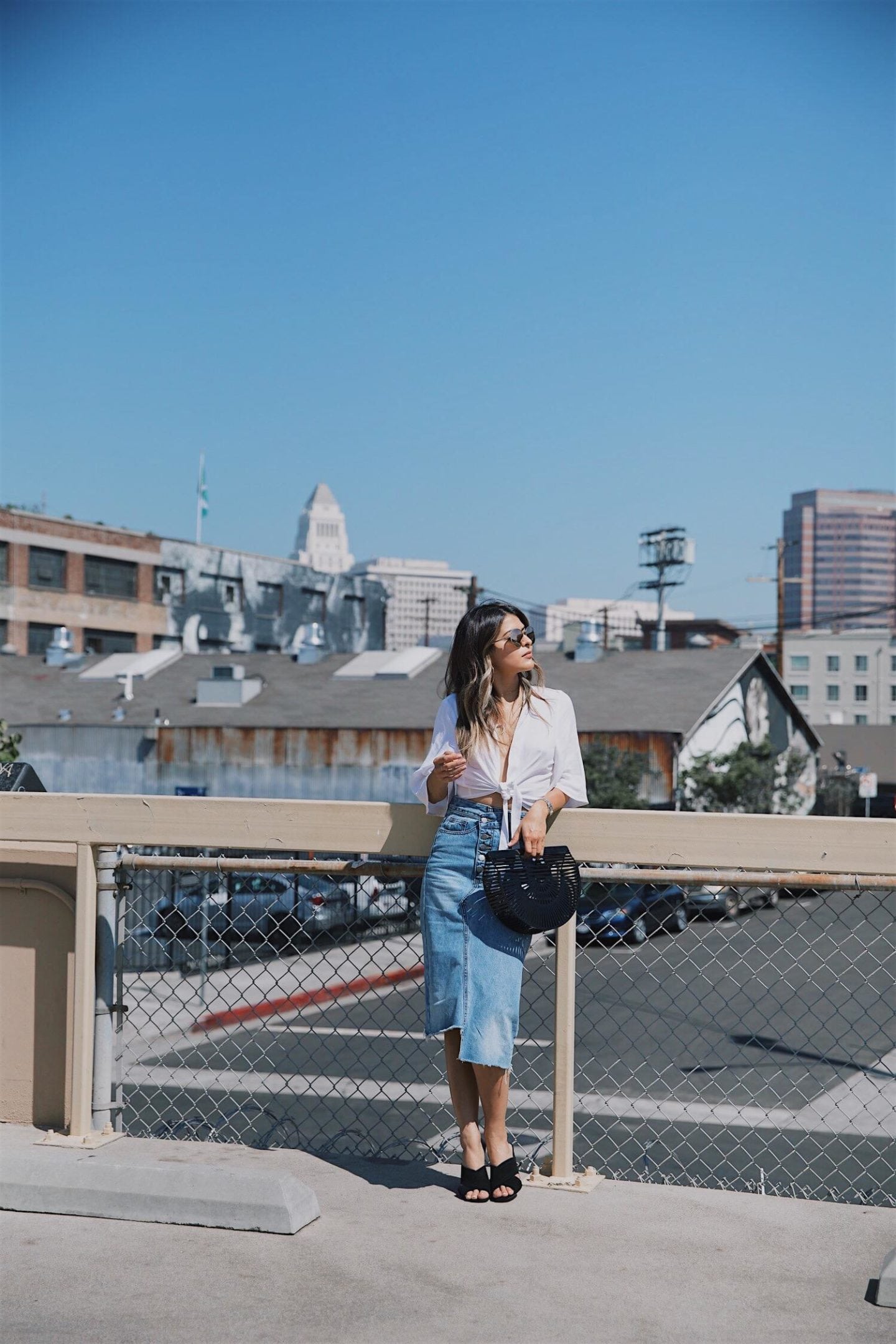 How to Style Denim in August - The Girl from Panama