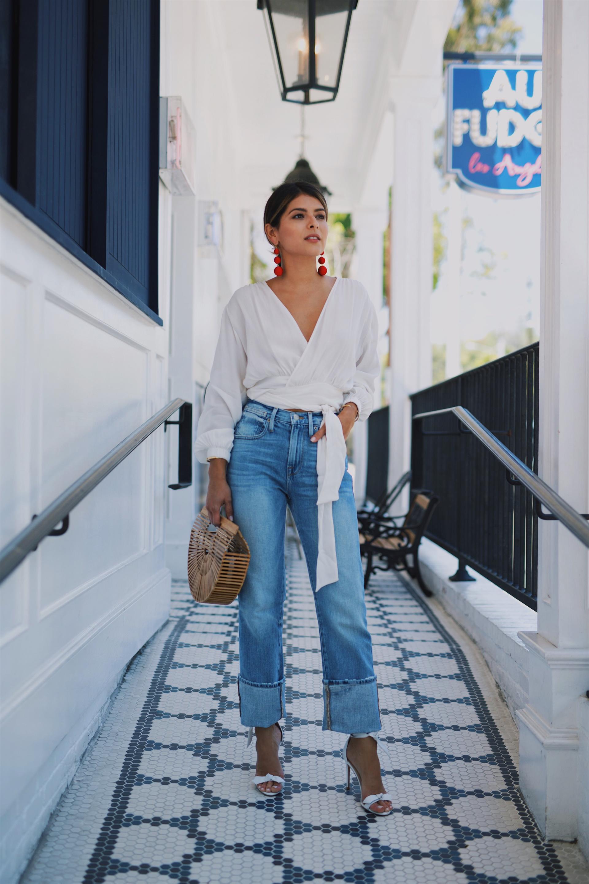 How to style denim in July: Cuffed jeans // The Girl From Panama