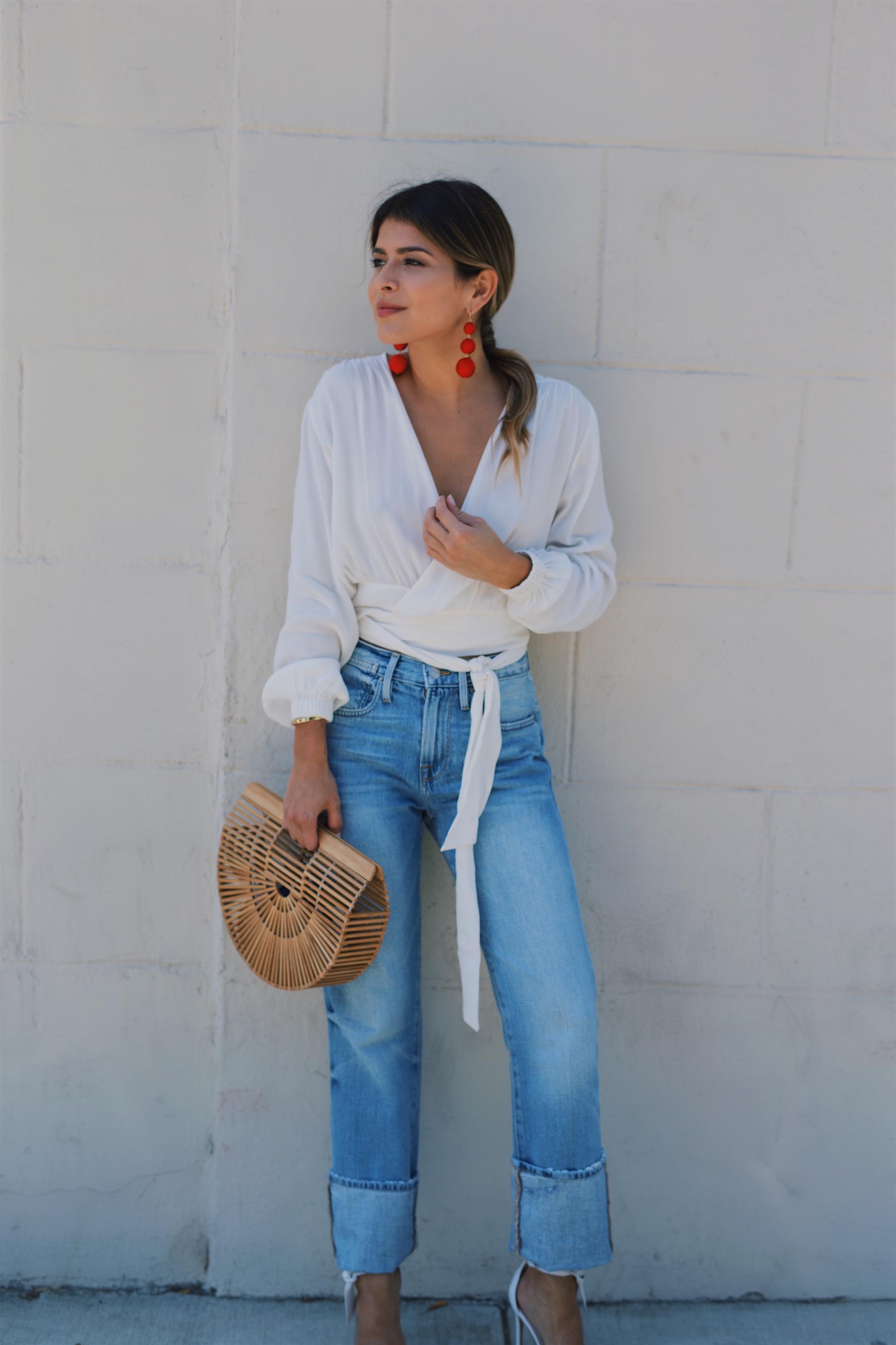 How to style denim in July: Cuffed jeans // The Girl From Panama