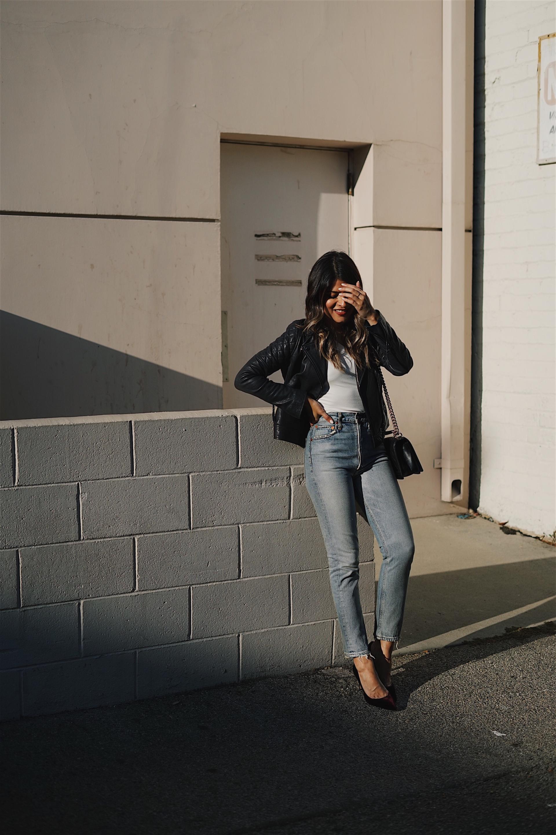 Styling high-waisted jeans - The Girl From Panama