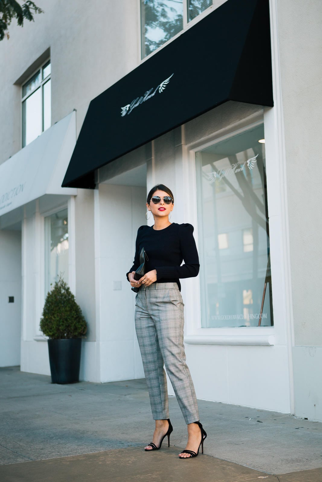 How to Style Plaid Pants 2 Ways - The Girl from Panama