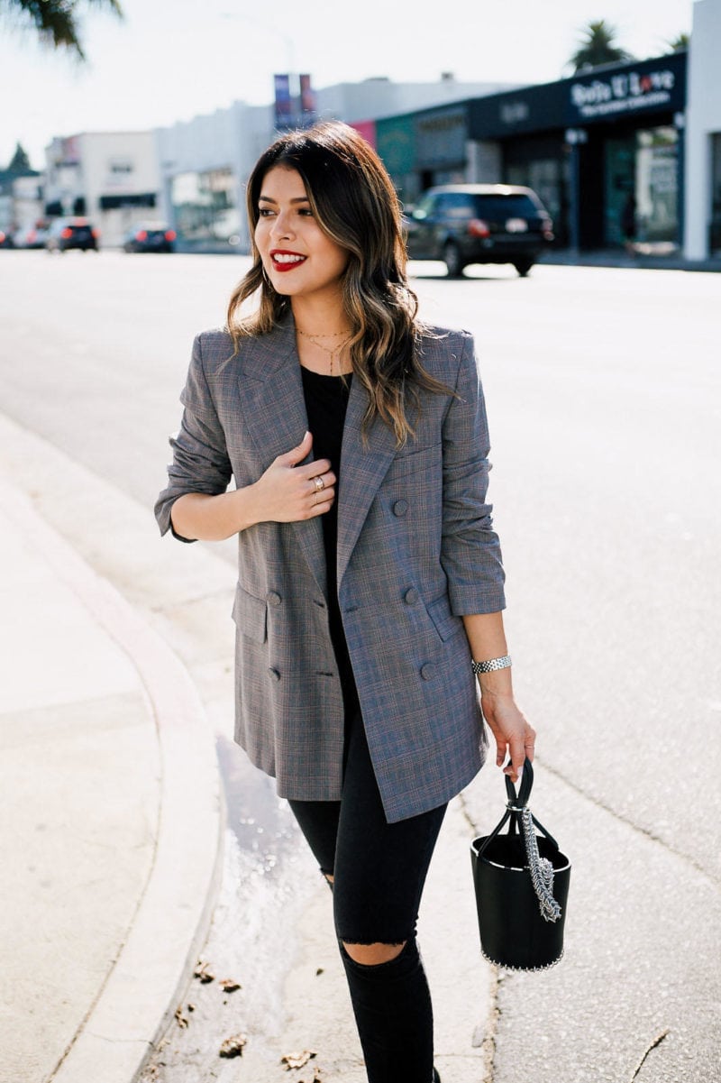 The Plaid Blazer Everyone is Buying - The Girl from Panama