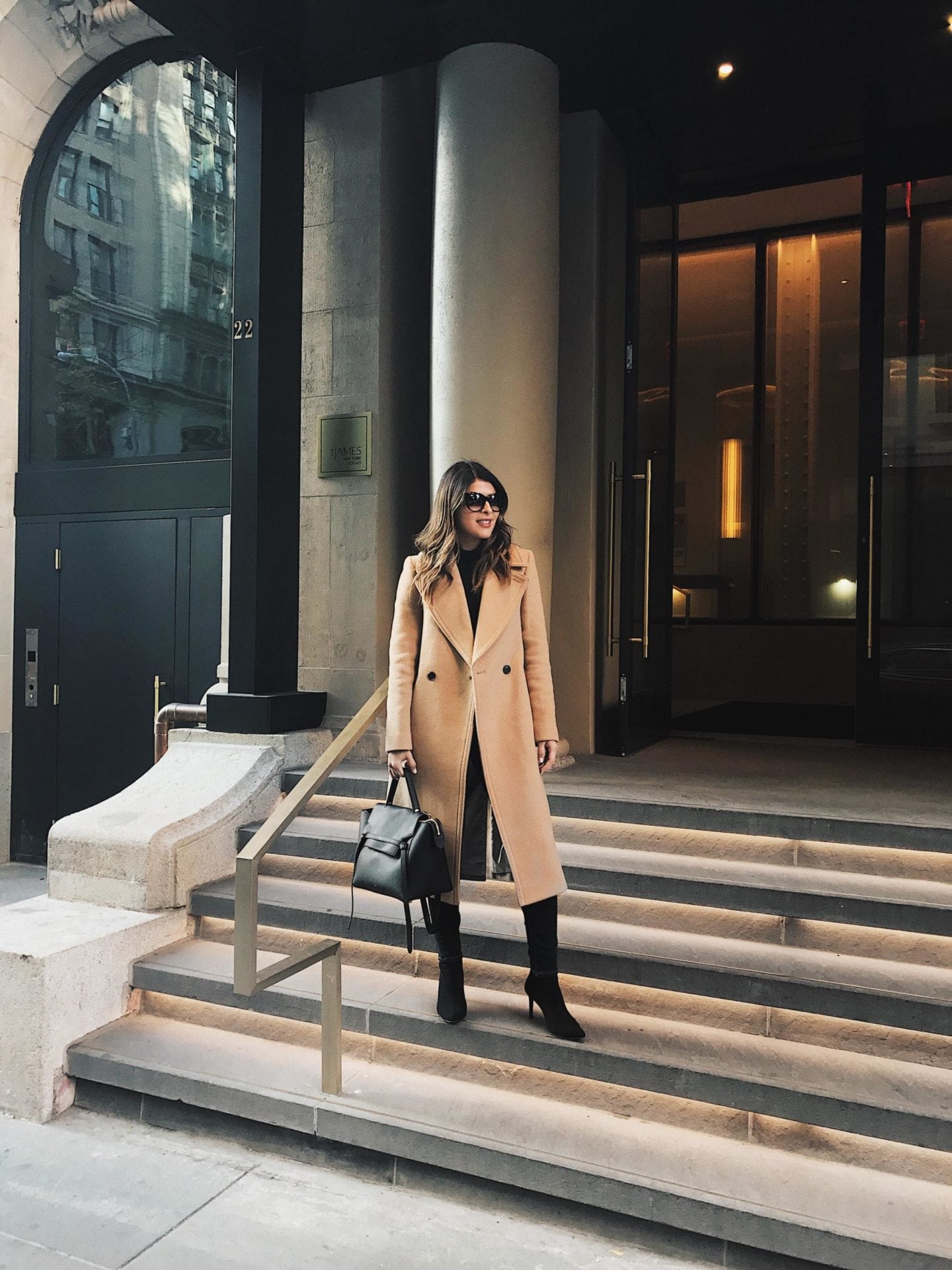 Pam Hetlinger shows how to layer in cold weather and still maintain a chic ensemble