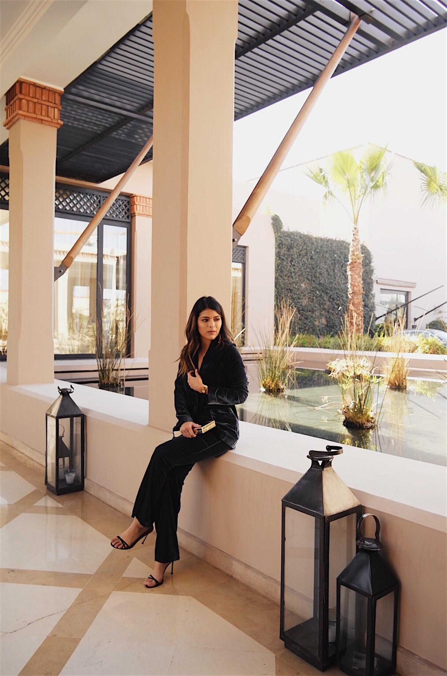 Pam Hetlinger at the Four Seasons Marrakech