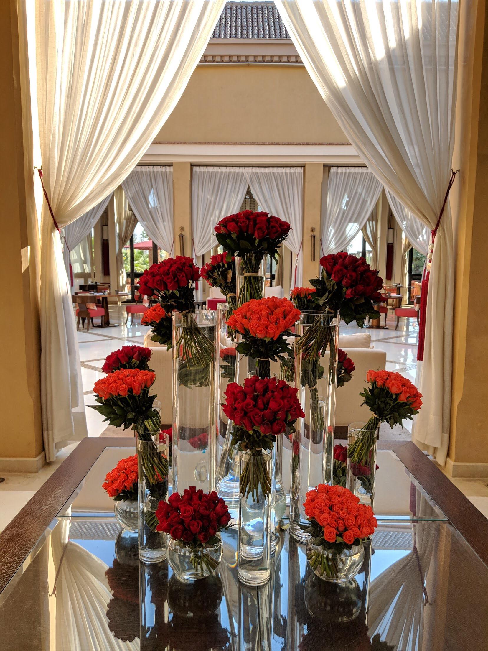 The Lobby at the Four Seasons in Marrakech