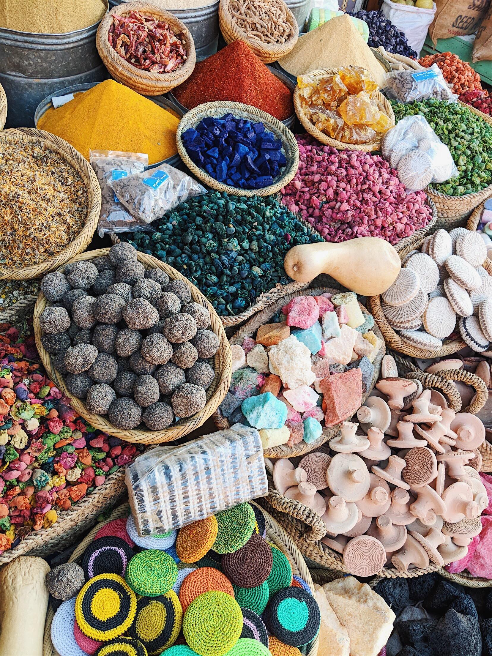 Pam Hetlinger at the Souk in Marrakech, Morocco