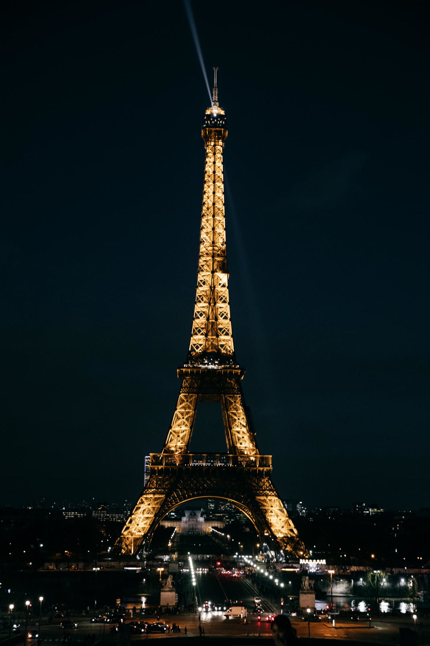 TheGirlFromPanama.com | How to Look Chic in the Winter | Eiffel Tower at night in Paris, France