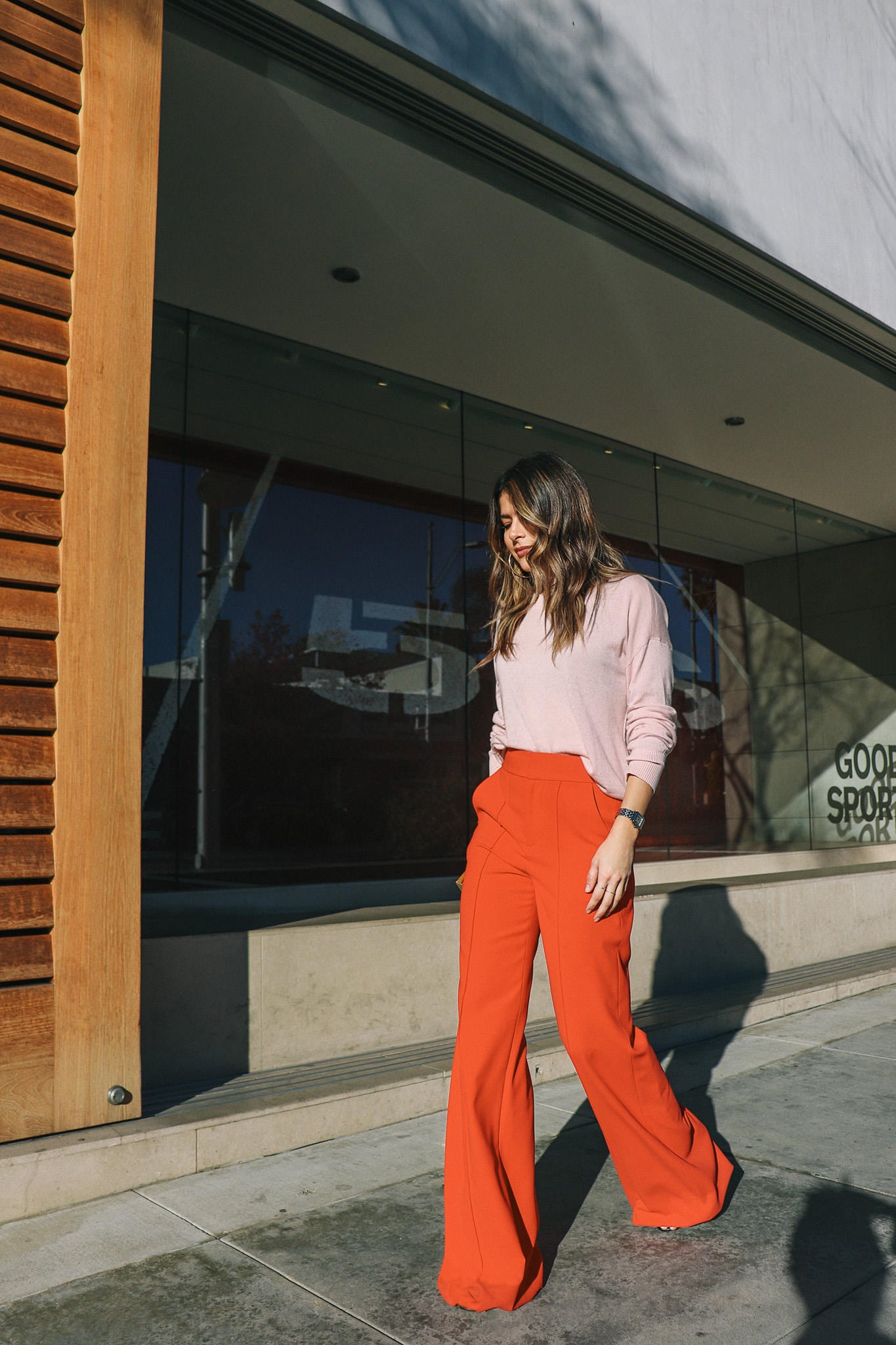 How to style bright red pants 