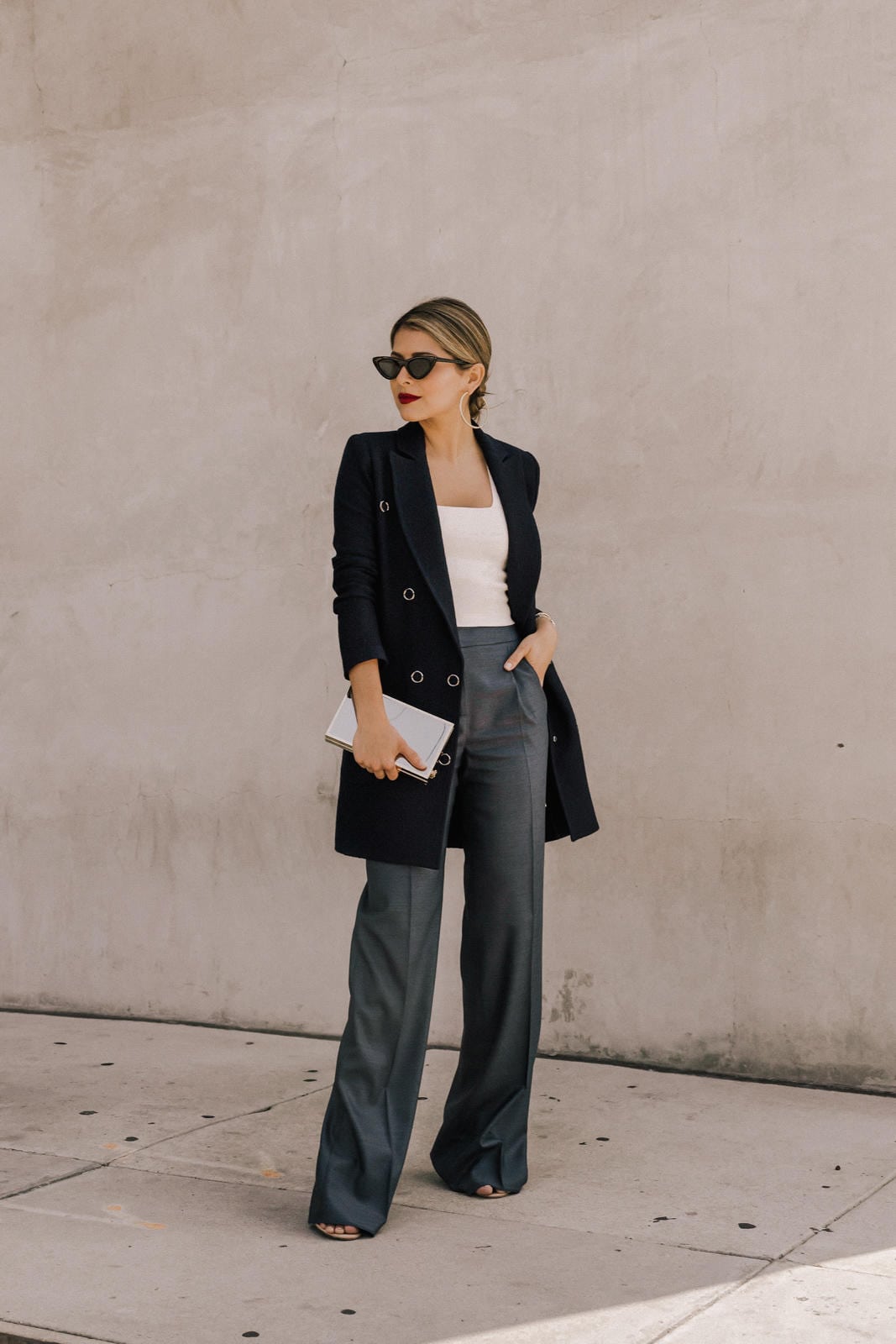 How to Wear the Power Suit , St. Johns Blazer and trousers, Pam Hetlinger outfits | TheGirlFromPanama.com