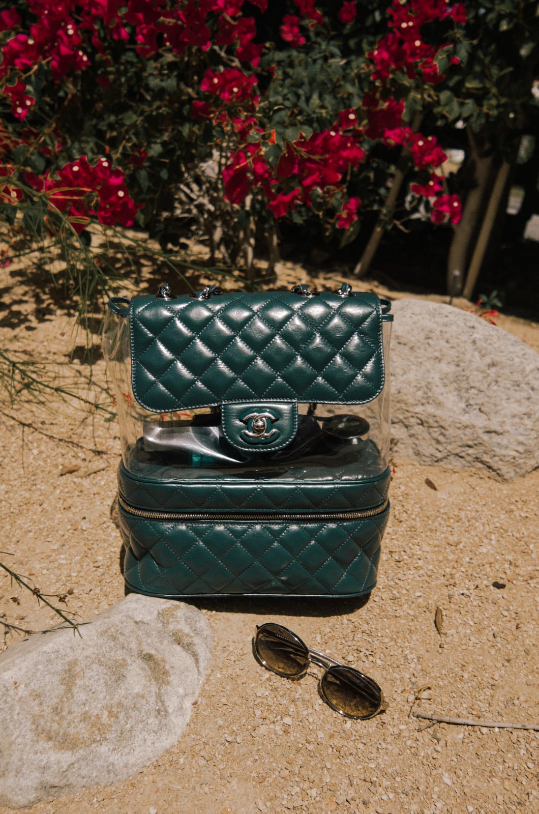 Chanel Green Quilted Handbag, Pam Hetlinger Style, Pam Hetlinger Outfits | TheGirlFromPanama.com