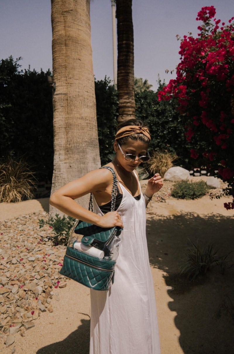 Chanel Green Quilted Handbag, Pam Hetlinger Style, Pam Hetlinger Outfits | TheGirlFromPanama.com