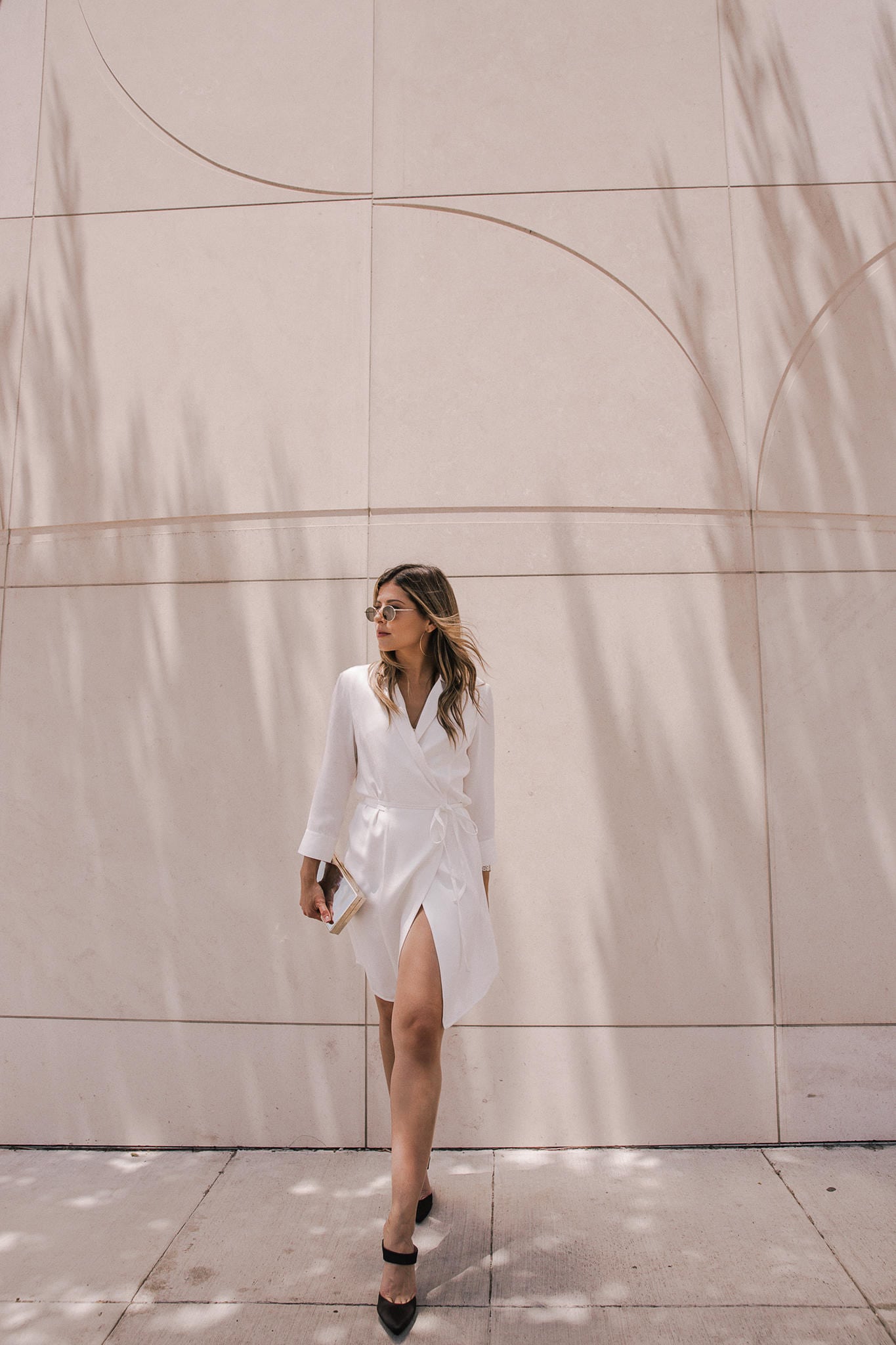 3 Classic Shoes Every Girl Should Own by Pam Hetlinger | TheGirlFromPanama.com | Pointed Toe Mules, Stuart Weitzman Mules, Summer 2018 shoes, white dress, summer dress, summer style, la fashion blogger