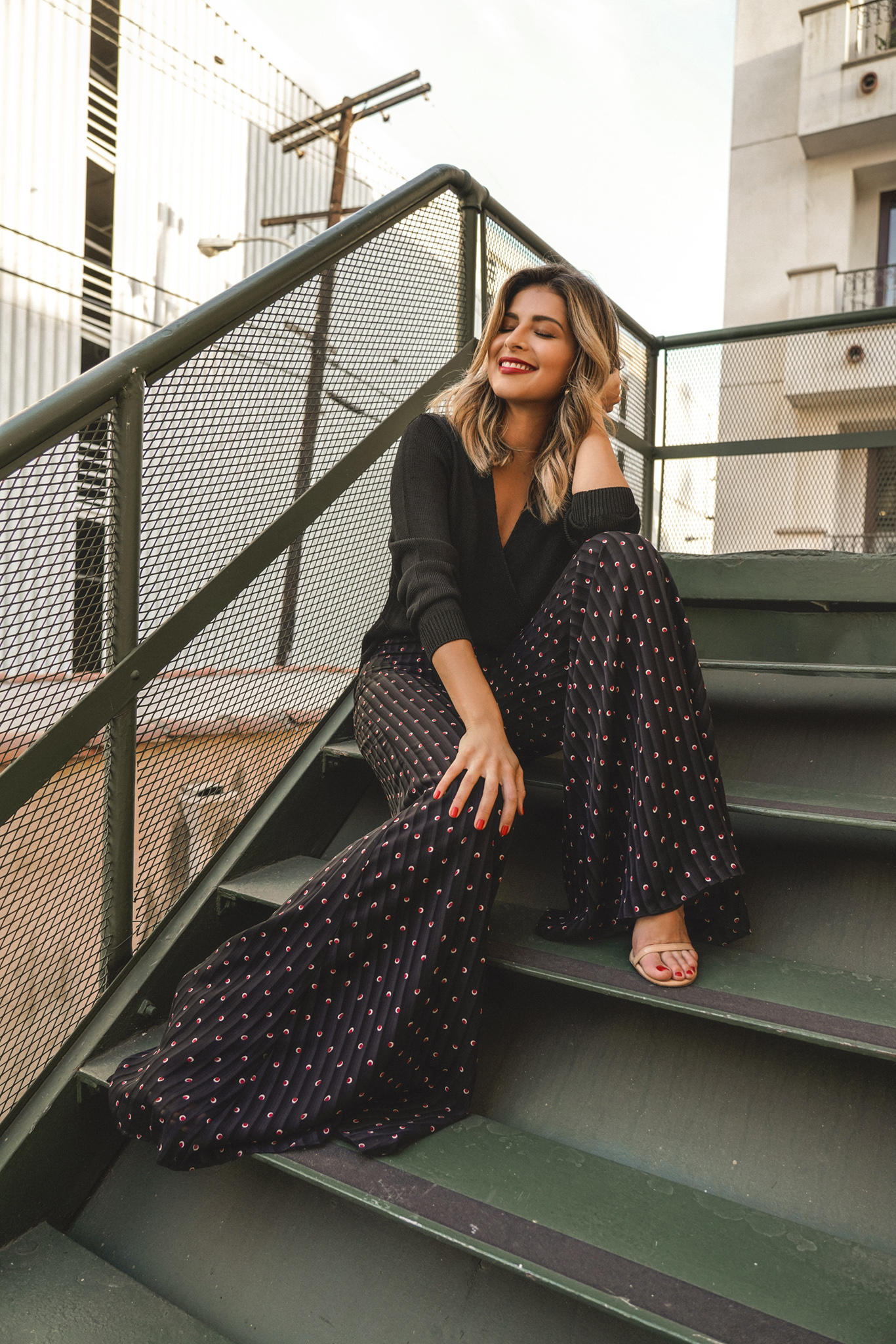 Fall Trousers You'll Wear All season Long by Pam Hetlinger | TheGirlFromPanama.com | Pleated Trousers, Printed Trousers, Fall outfit