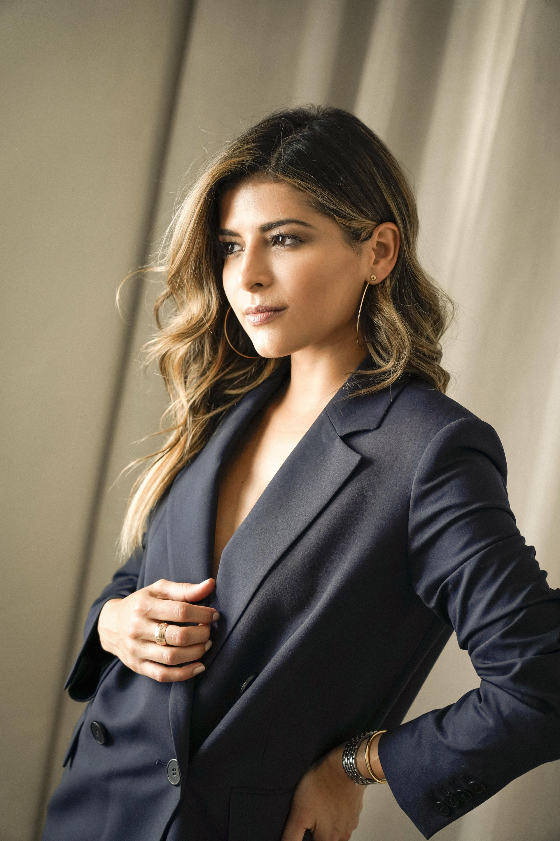 Blazer Collection All Boss Ladies Need by Pam Hetlinger | TheGirlFromPanama.com | Power suit, double breasted blazer, navy blazer, victoria beckham blazer, women's pant suit