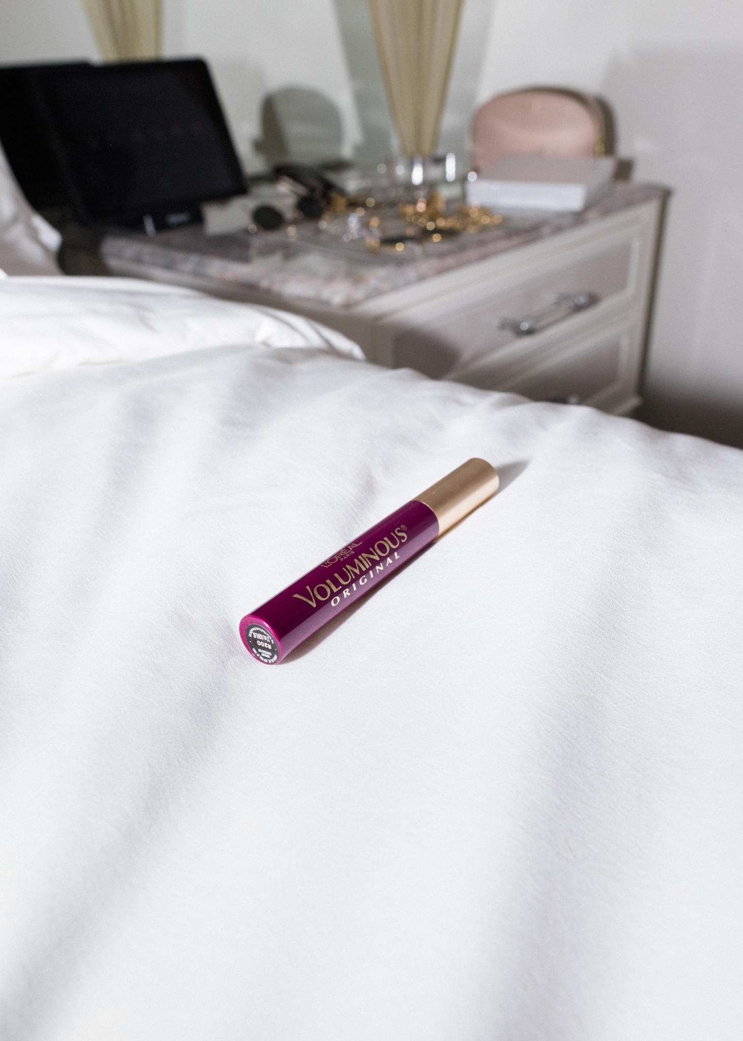 L'Oreal Voluminous Mascara in Burgundy by Pam Hetlinger | TheGirlFromPanama.com | What I Wore to the Emmy's + Recap with L'Oreal by Pam Hetlinger, Loreal burgundy mascara