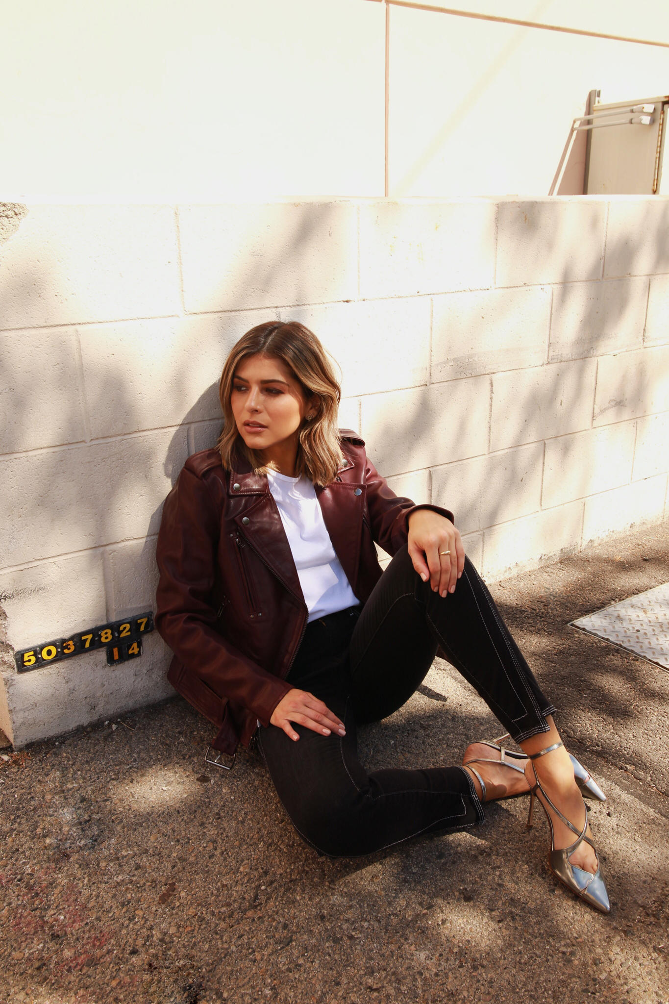 The Only Jackets You Need for Fall by Pam Hetlinger | TheGirlFromPanama.com | oxblood leather jacket, classic biker jacket, seven leather jacket, leather jacket outfit