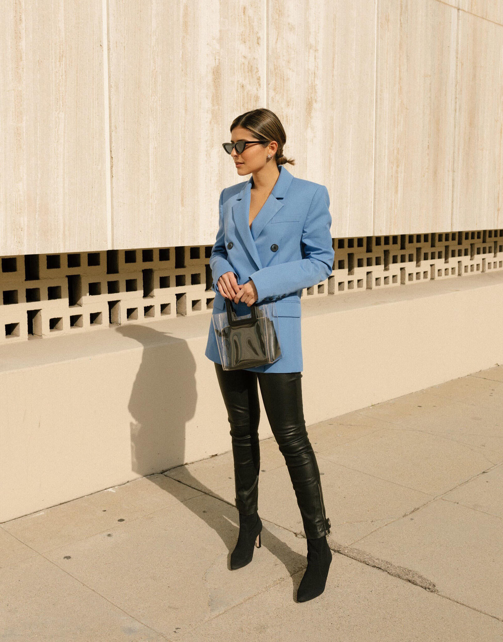 Colors I Can't Wait to Wear for Spring by Pam Hetlinger | TheGirlFromPanama.com | trending spring colors, camilla and mark blue jacket, pale blue for spring